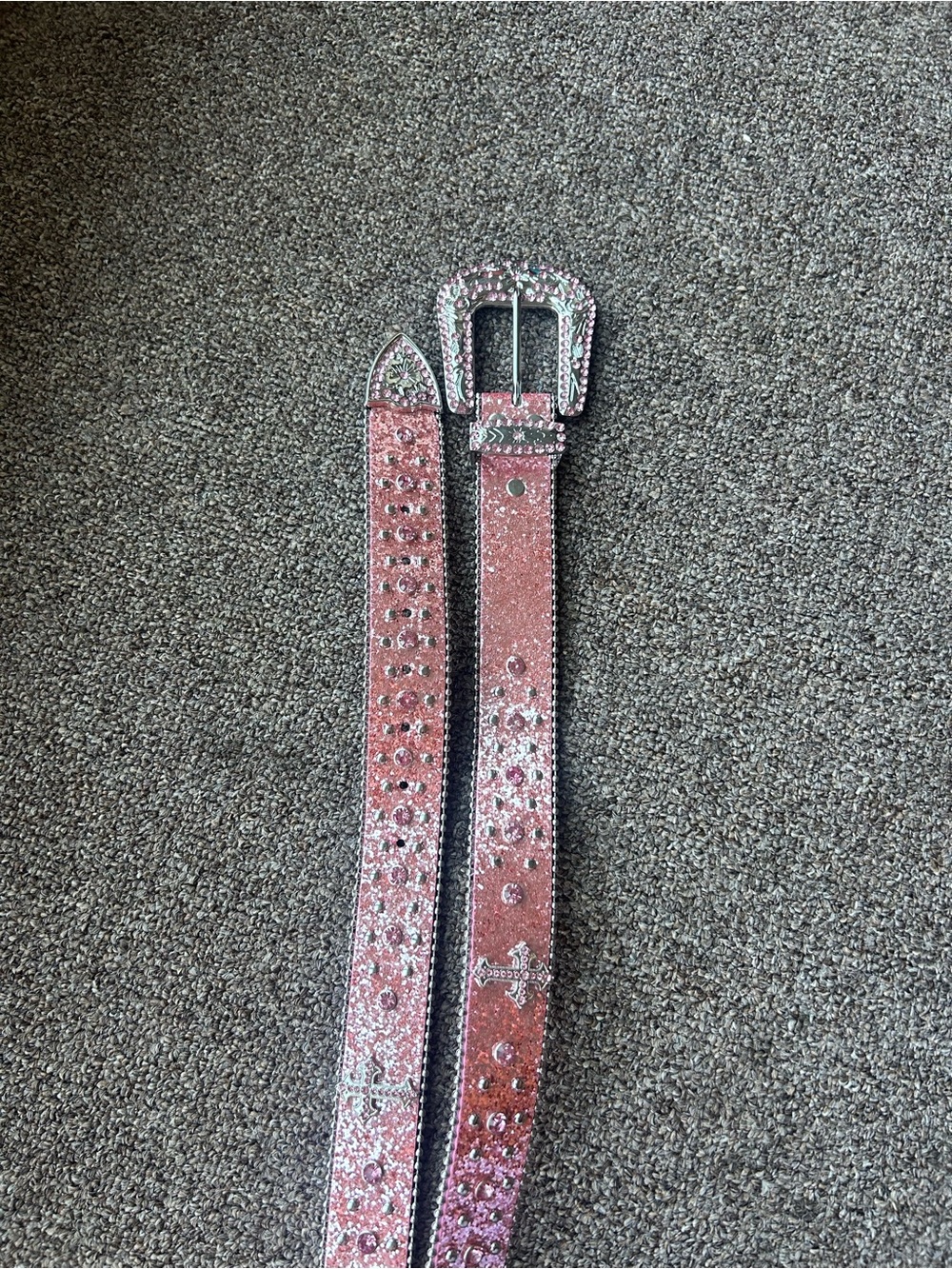 Pink Rhinestone Belt - Picture 5 of 6